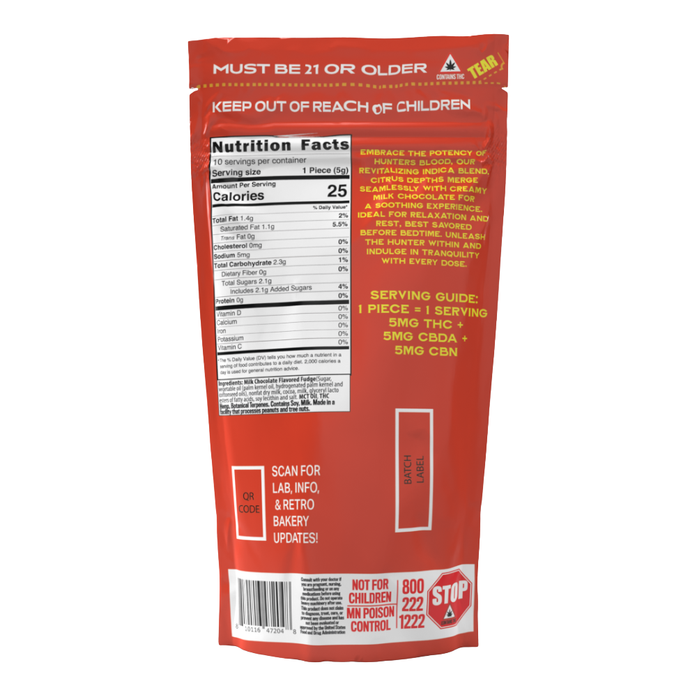 Hunters Blood Orange Milk Chocolate Bar